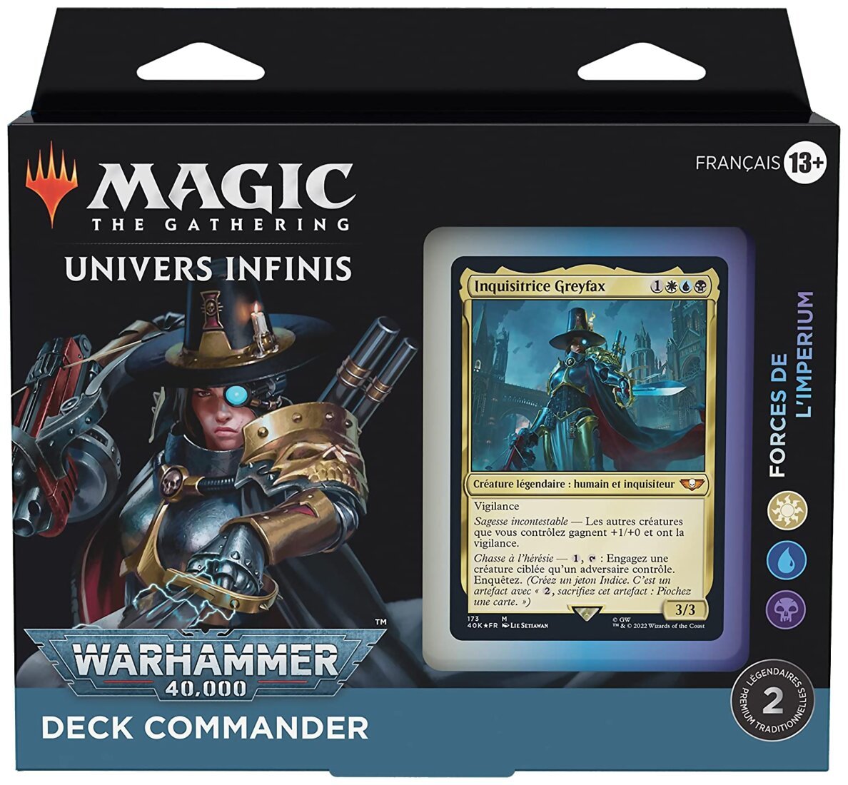 Magic  – Deck Commander  – Forces de l'Imperium - Univers Infinis - Warhammer 40,000
