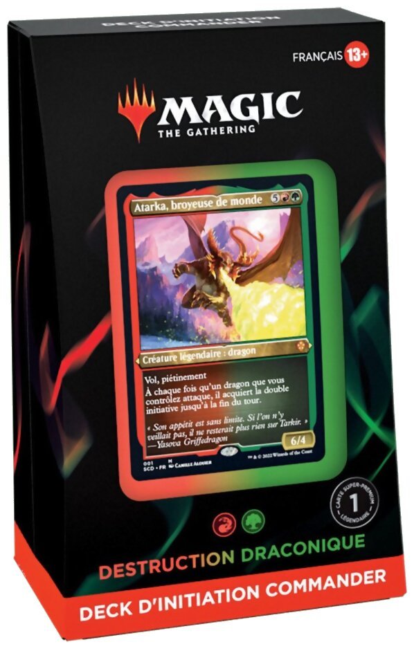 Magic - Deck d'initiation Commander - Destruction Draconique