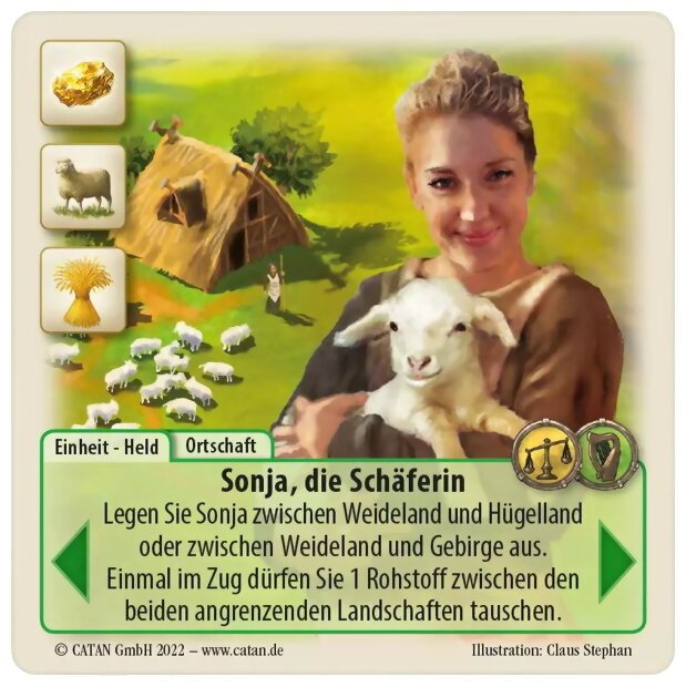 Catan - Das Duell - Sonja, Die Schaferin