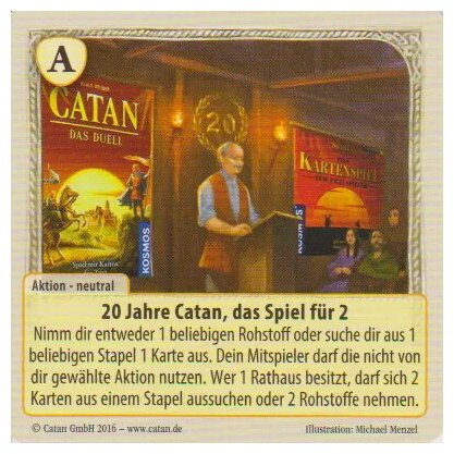 Die Fürsten Von Catan - 20 Jahre Catan, Das Spiel Für 2