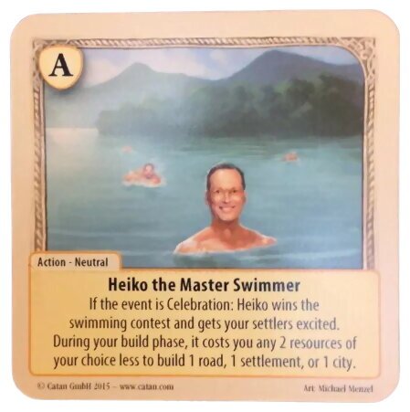The Rivals For Catan - Heiko The Master Swimmer