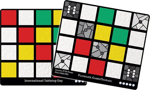 Sagrada - Promo International Tabletop Day - Code PR3