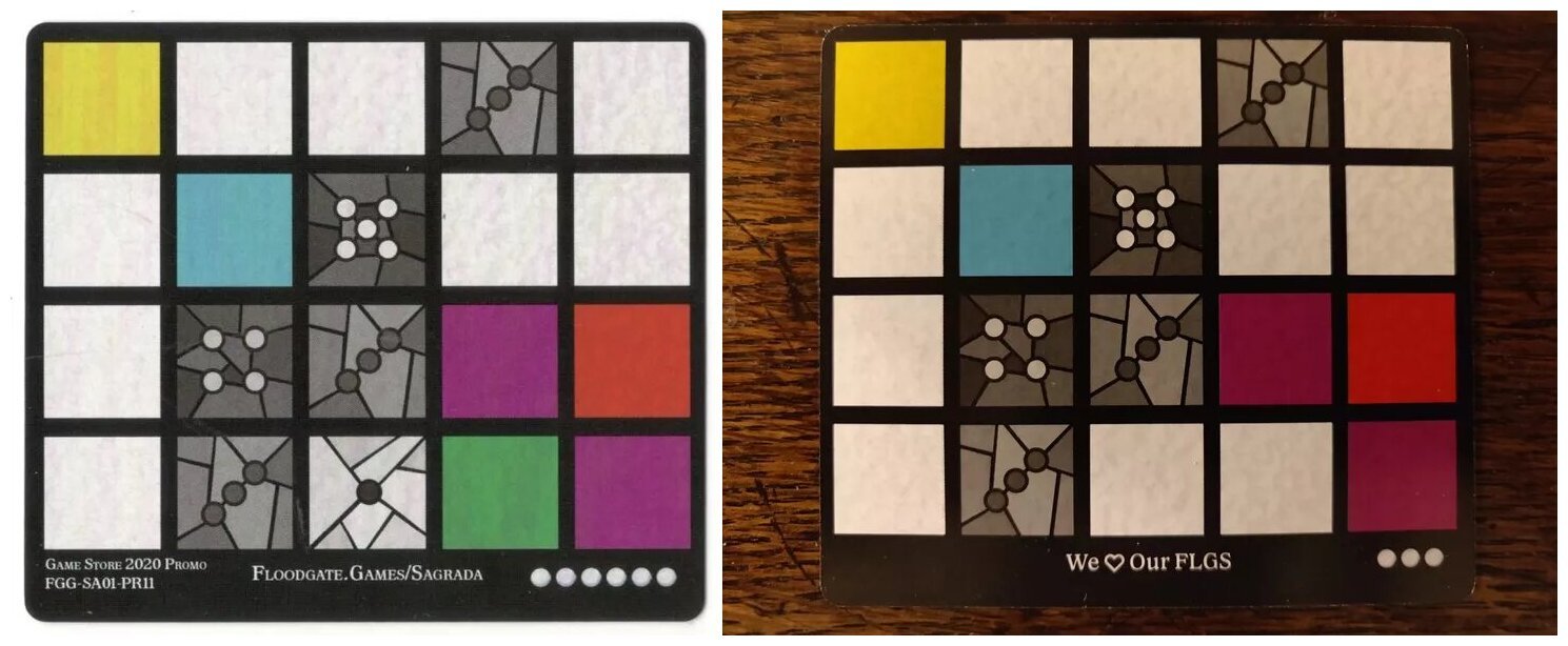 Sagrada - Promo 11 Game Store 2020 Window Pattern Card