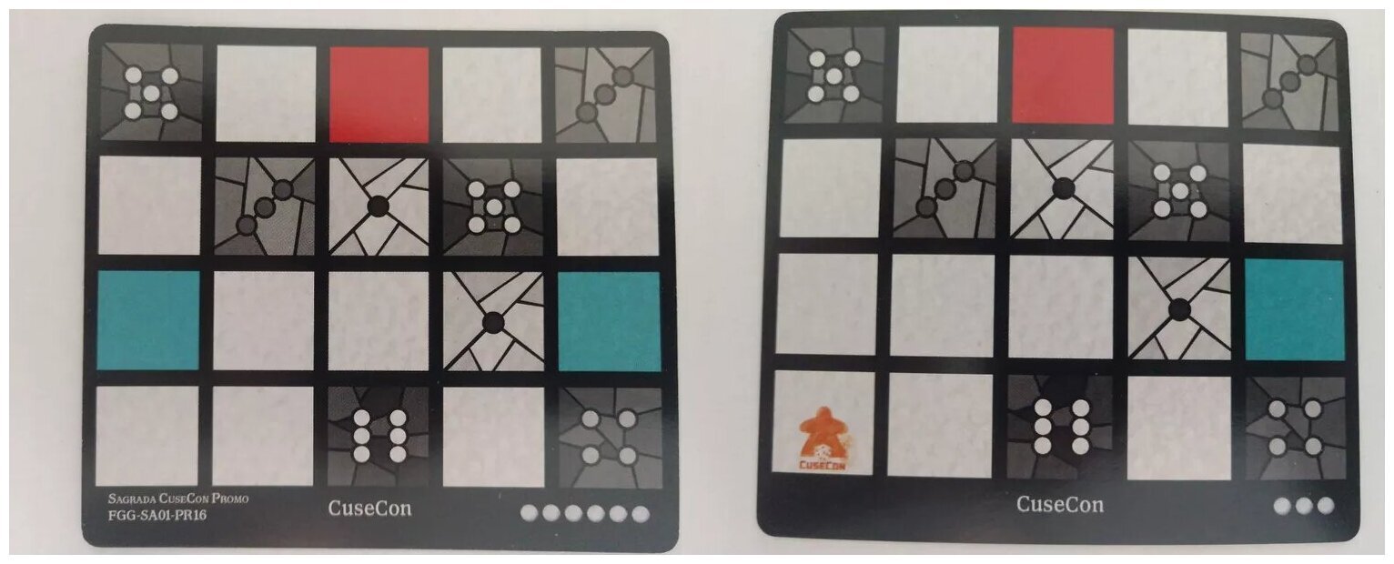 Sagrada - Promo 16 Cusecon 2021 Window Pattern Card - PR16
