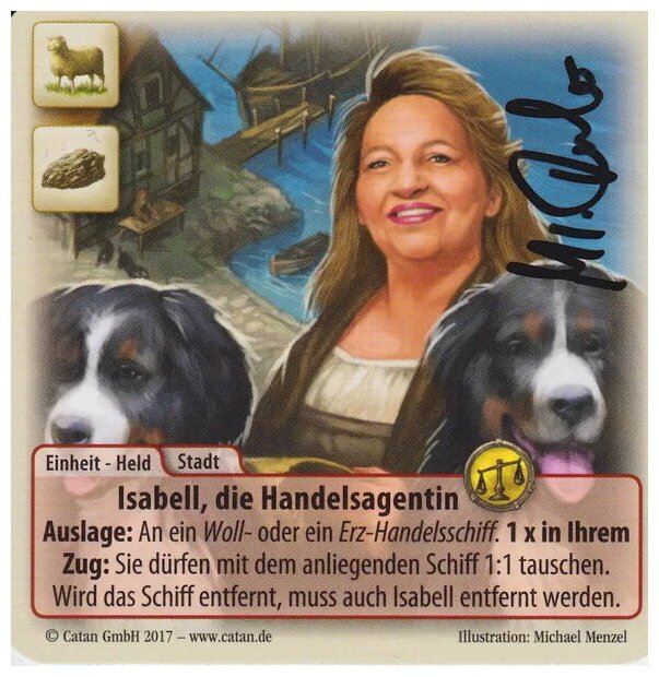 Die Fürsten von Catan - Isabell, Die Handelsagentin