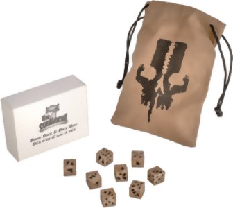 The 7th Continent - 8 dés d'os & bourse