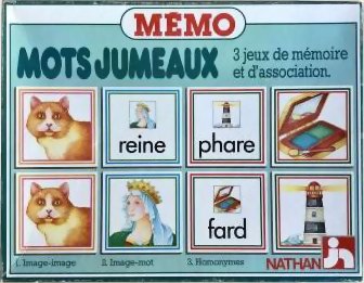 Mémo - Mots jumeaux