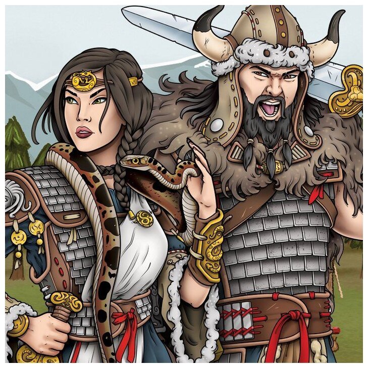 Raiders of Scythia - Four Heroes