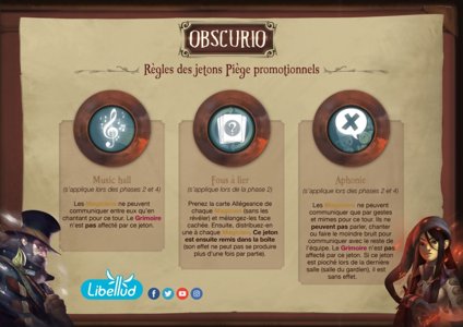 Obscurio - Jetons piège