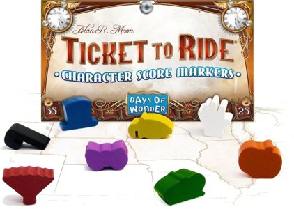 Les Aventuriers du Rail - Character score marker