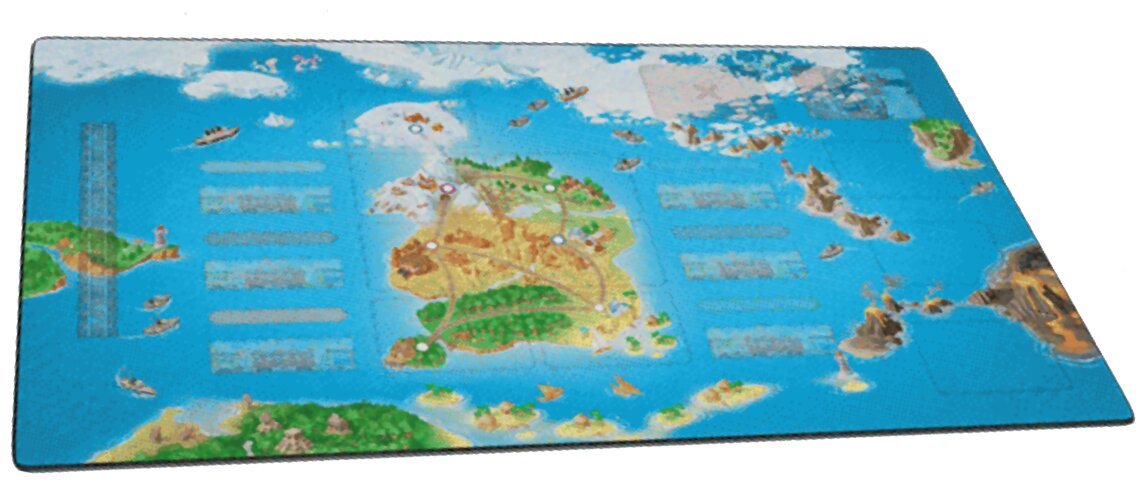 L'Île des trains - Playmat