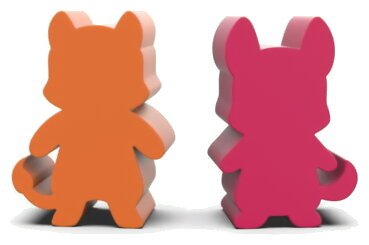 Here To Slay - Berserkers & Necromancers Meeples