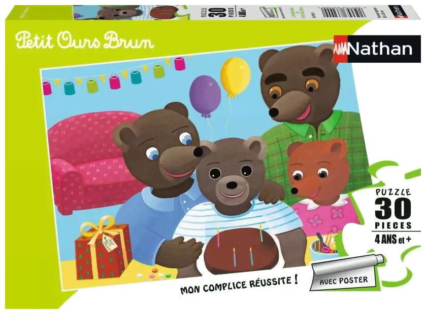 Puzzle - Petit Ours Brun - 30 Pièces