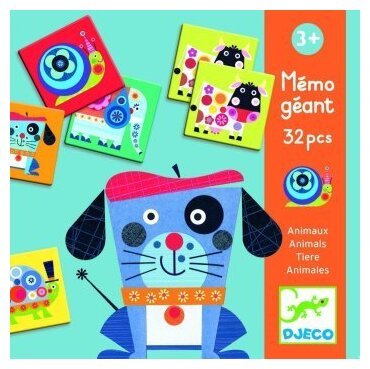 Mémo Géant - Animaux - 32 pièces