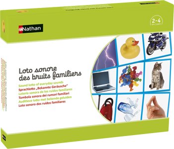 Loto sonore des bruits familiers