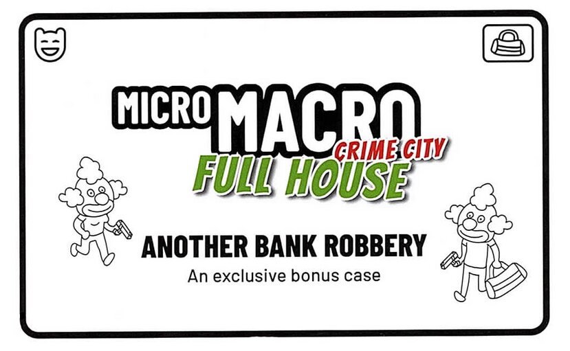 MicroMacro Crime City - Full House - Another Bank Robbery