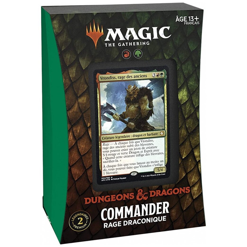 Magic - Deck Commander - Rage Draconique - D&D Forgotten Realms