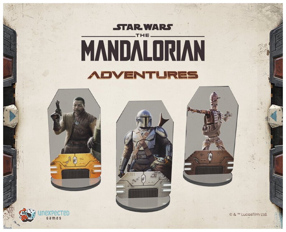 The Mandalorian Adventures - 8 Pièces En Acrylique