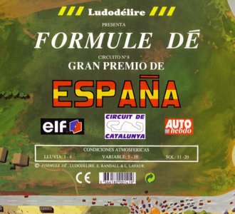 Formule Dé - Circuit № 8 GRAN PREMIO DE ESPAÑA - Circuit de Catalunya