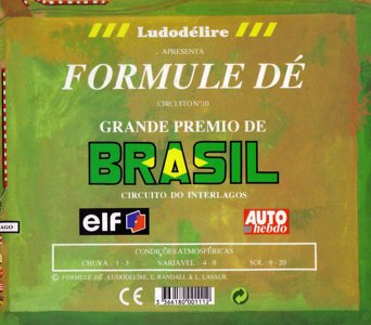 Formule Dé - Circuit № 10 GRANDE PREMIO DE BRASIL - Circuito do Interlagos