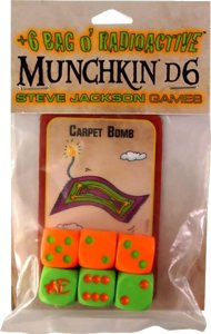 Munchkin - 6 Bag o' Radioactive Munchkin D6