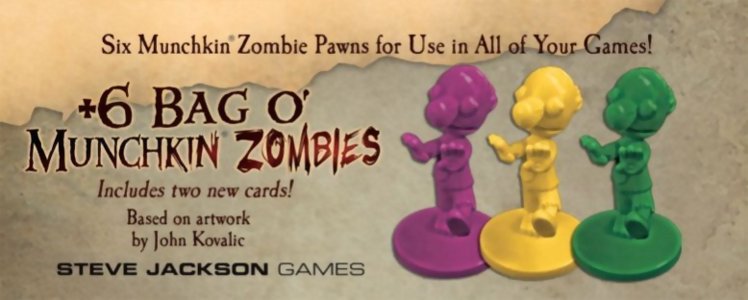 Munchkin Zombies - 6 Bag O' Munchkin Zombies