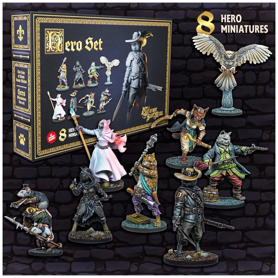 The Cats Of Mont Saint-Michel - Hero Set