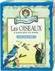 Professeure Caboche - Les oiseaux d'amerique du nord - Jeu de tête