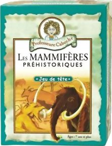 Professeure Caboche - Les mammifères préhistoriques - Jeu de tête