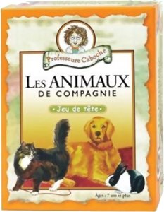 Professeure Caboche - Les animaux de compagnie - Jeu de tête