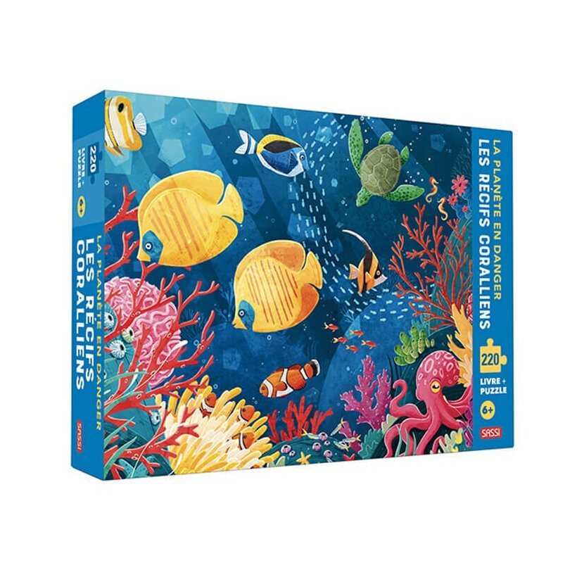Puzzle - La Planète En Danger Les récifs coralliens - 220 Pièces