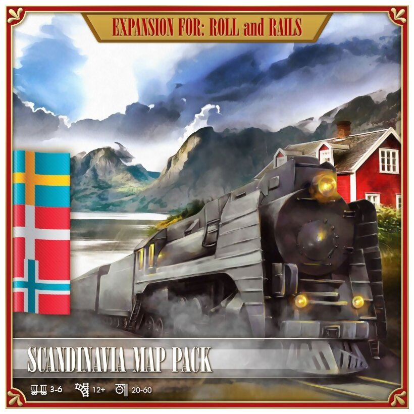 Roll and Rails - Scandinavia map
