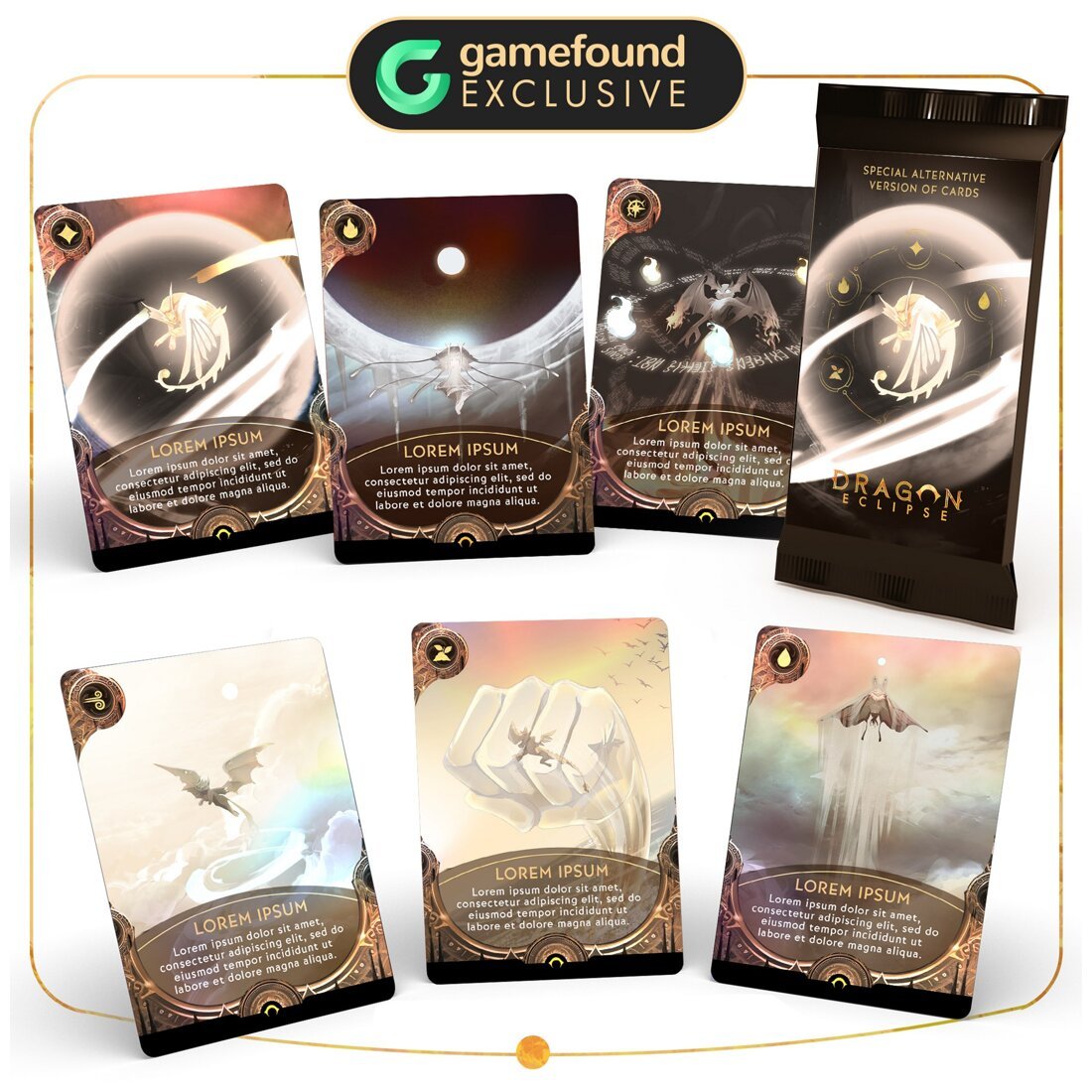 Dragon Eclipse -  Special alternative cards created by Karolina Margielewicz