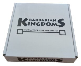 Barbarian Kingdoms -  Metal Treasure Tokens Set