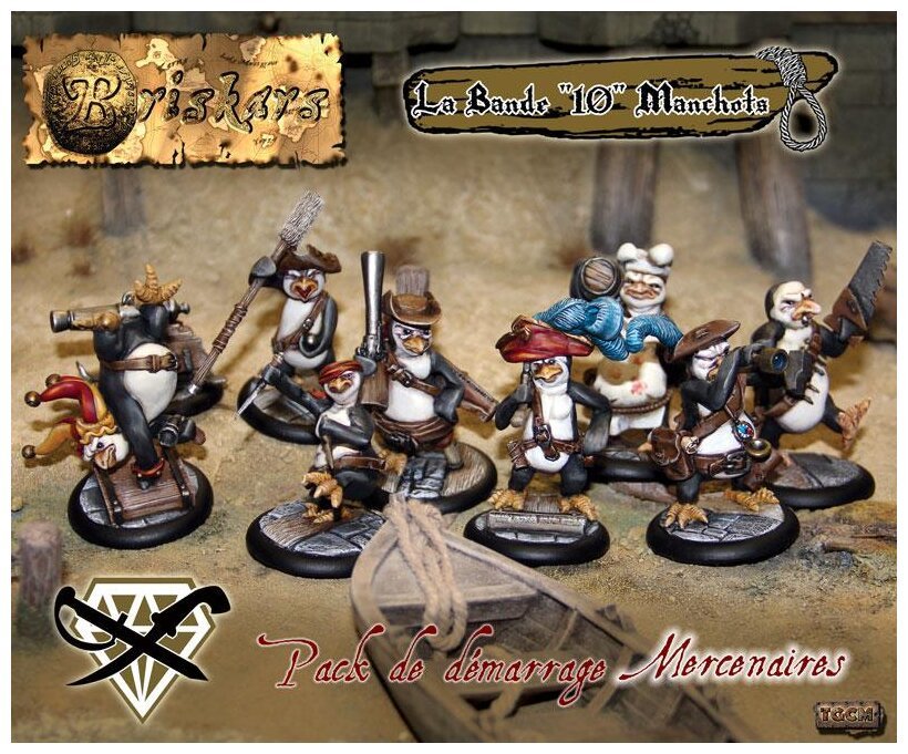 Briskars - Coffret Bande "10" Manchots