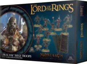 The Lord Of The Rings - Uruk-Hai Siege Troops - Middle Earth Strategy Battle Game