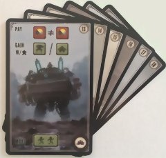 Scythe - Cartes Usine # 13-18