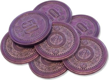 Scythe - Pièces en métal de 50$