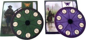Scythe - Cadrans De Puissance Des Factions Albion et Togawa