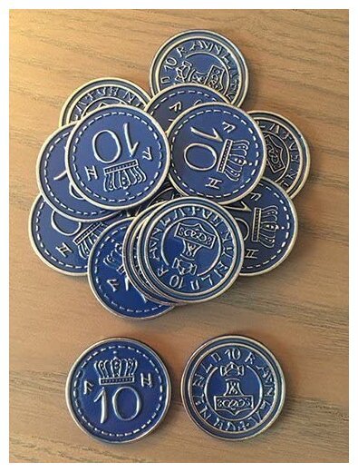 Scythe - Pièces en métal de 10$