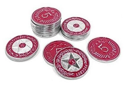 Scythe - Pièces en métal de 5$