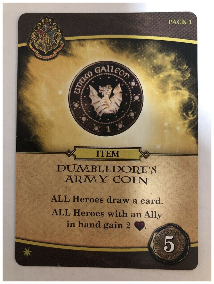 Harry Potter - Hogwarts Battle - Dumbledore's Army Coin