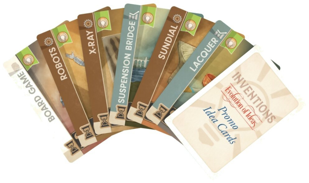 Inventions - Promo Cards - Evolution of ideas