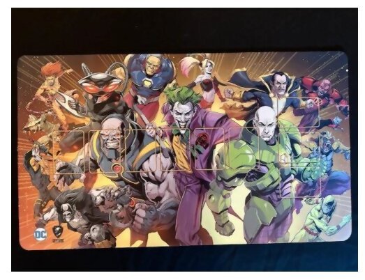 Dc Comics Deck-Building Game - Super-Villains Playmat