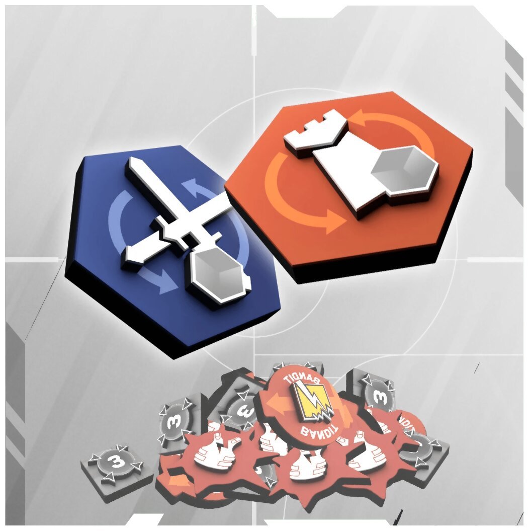 6 Siege - Jetons 3D - The Board Game