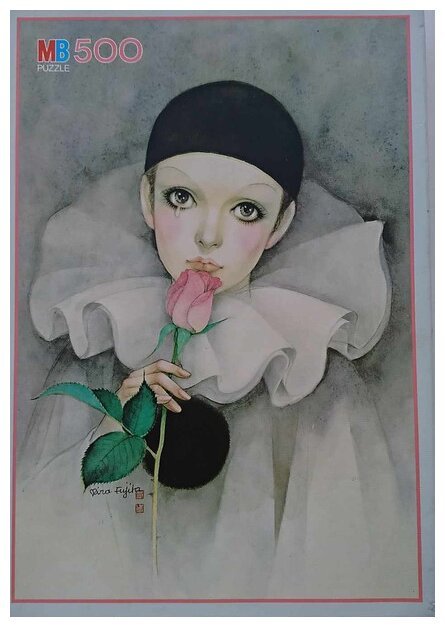 Puzzle  - Pierrot À La Rose - 500 Pièces