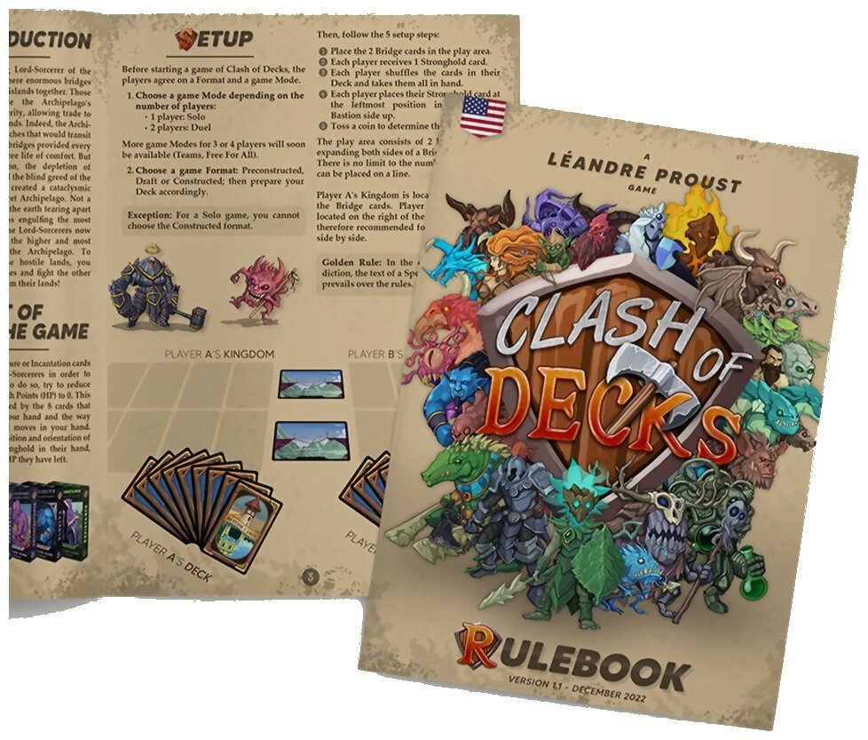Clash Of Decks - Livret De Règles Papier