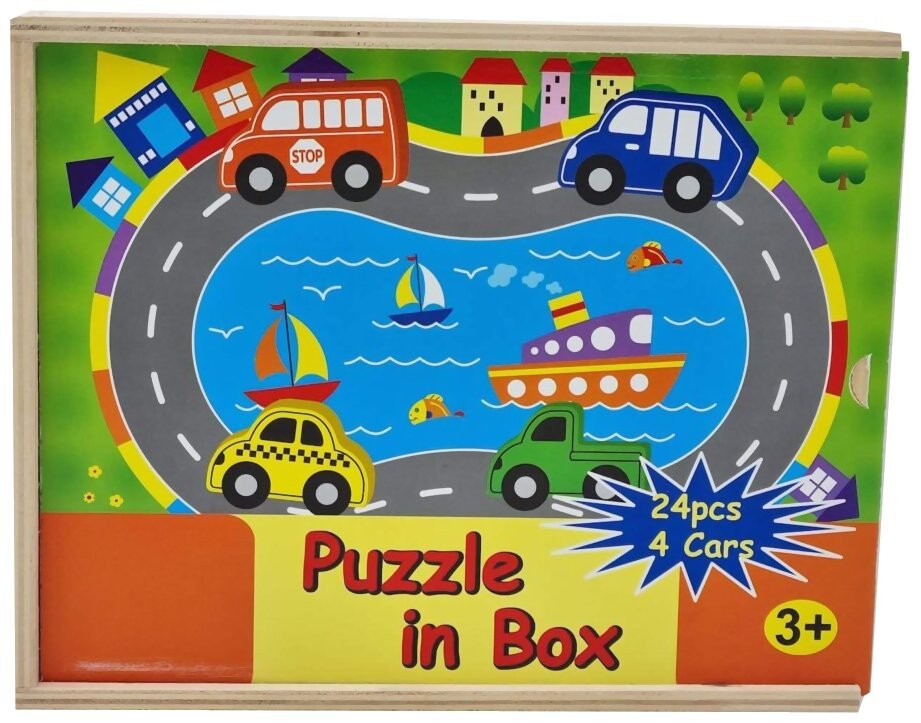 Puzzle In Box - Voitures - 24 pièces