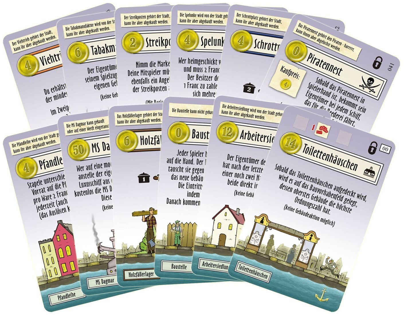 Le Havre - Essen Promo Cards