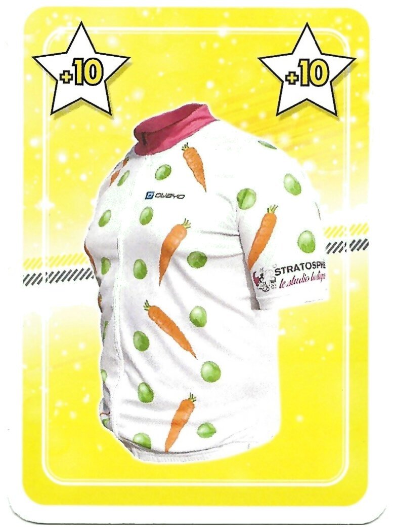 Velonimo - Carte maillot à Petits-Pois-Carottes